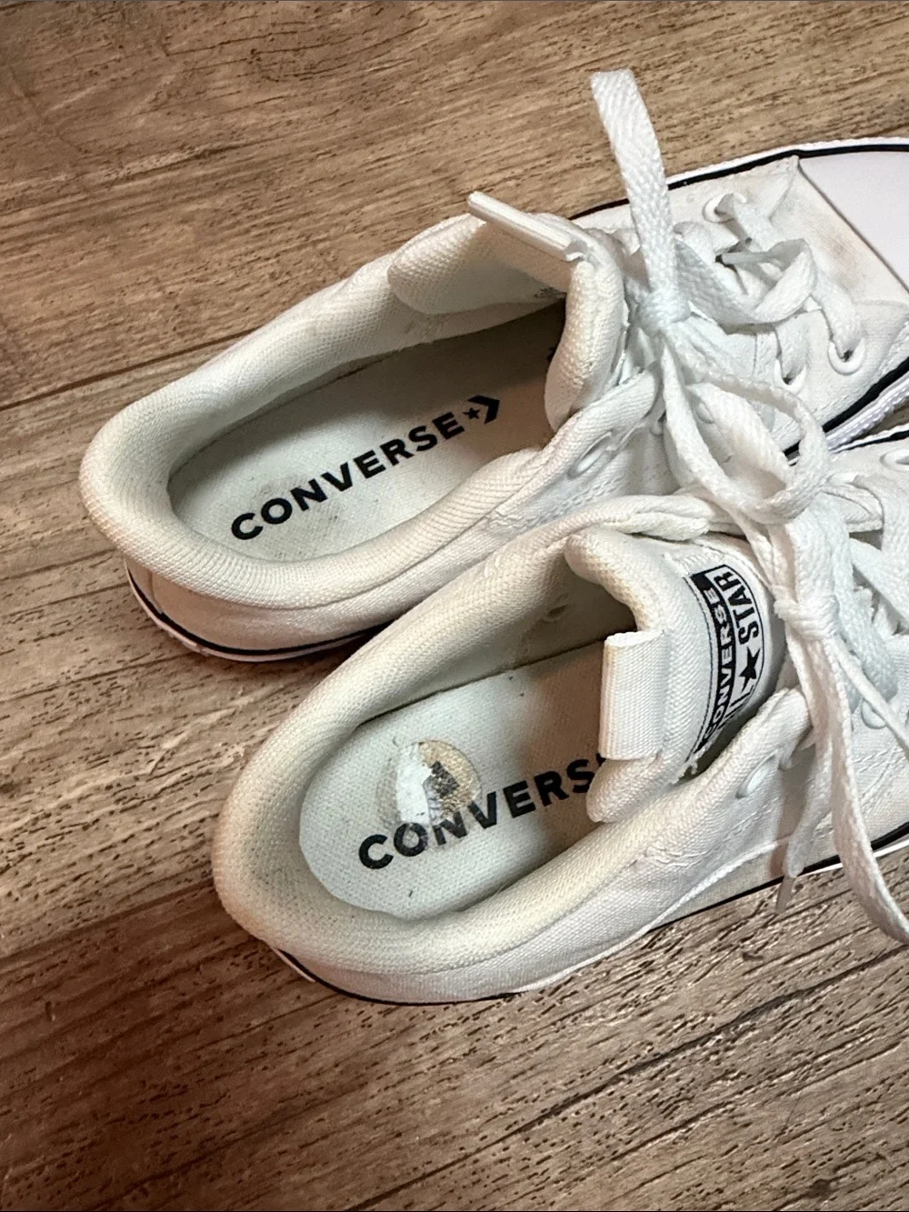 Converse - White Low Top All Star Sneakers